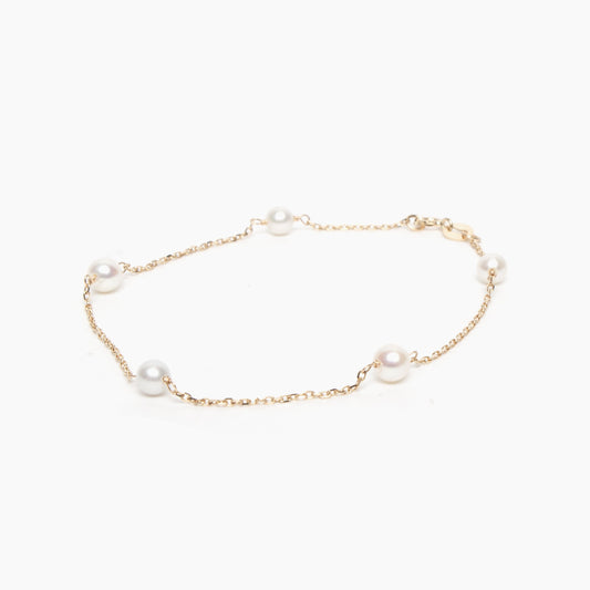 White Freshwater Pearl Bracelet
