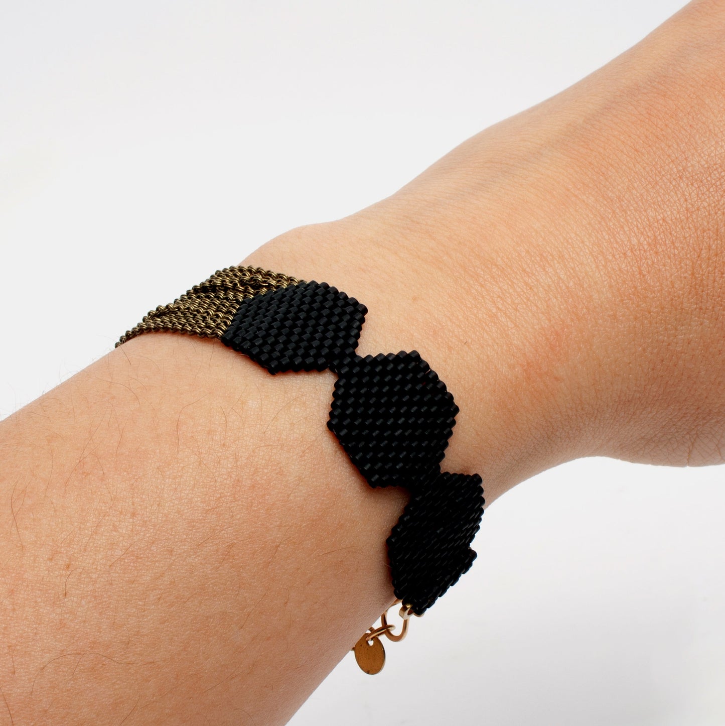 Row Bracelet in Black