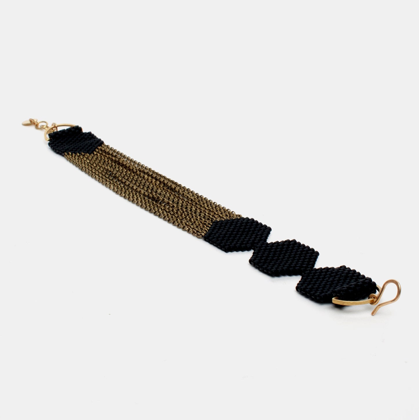 Row Bracelet in Black